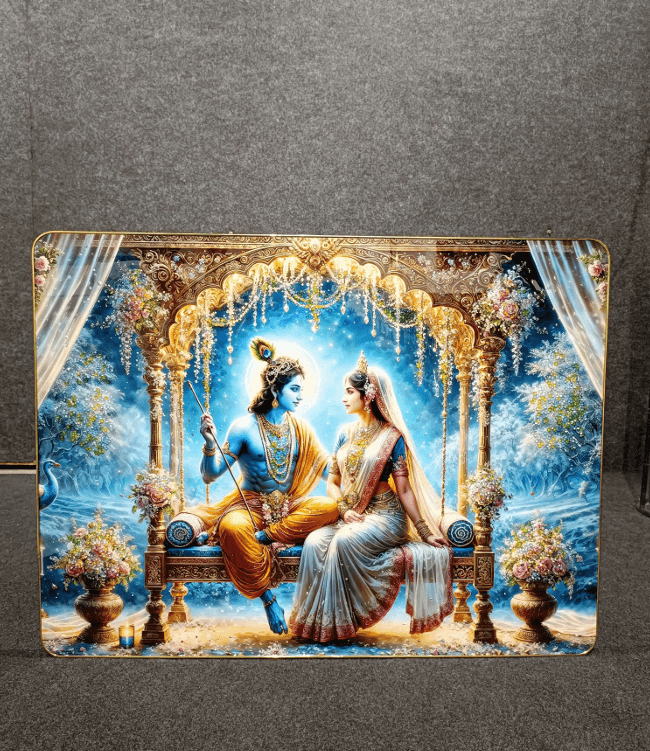 God Idol Wall Painting Style 12